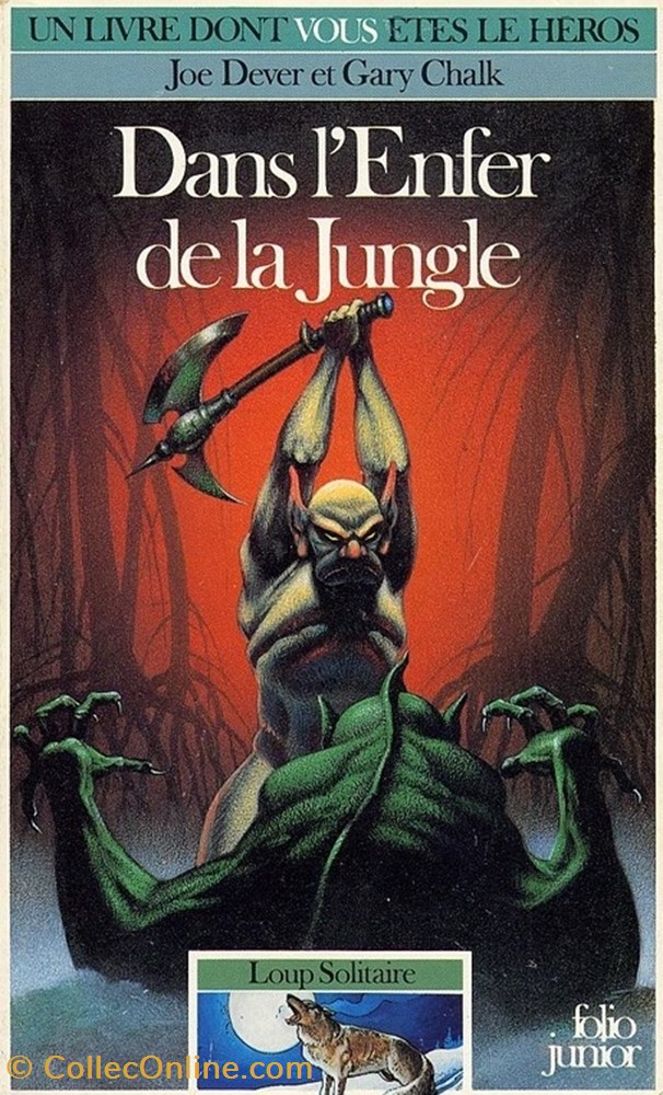 Loup Solitaire Vol=08 - Dans l'Enfer De La Jungle livres bd revues loup solitaire vol 08 dans enfer de la jungle