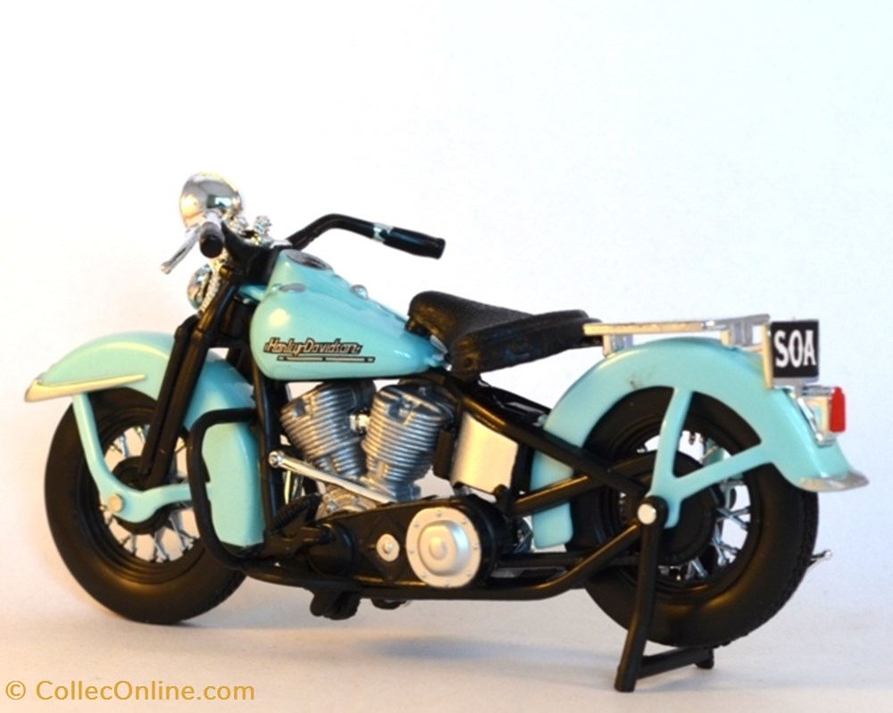 H-D FL 1200 Knucklehead (S.O.A) 2 modeles reduits motos harley davidson h d fl 1200 knucklehead s o a