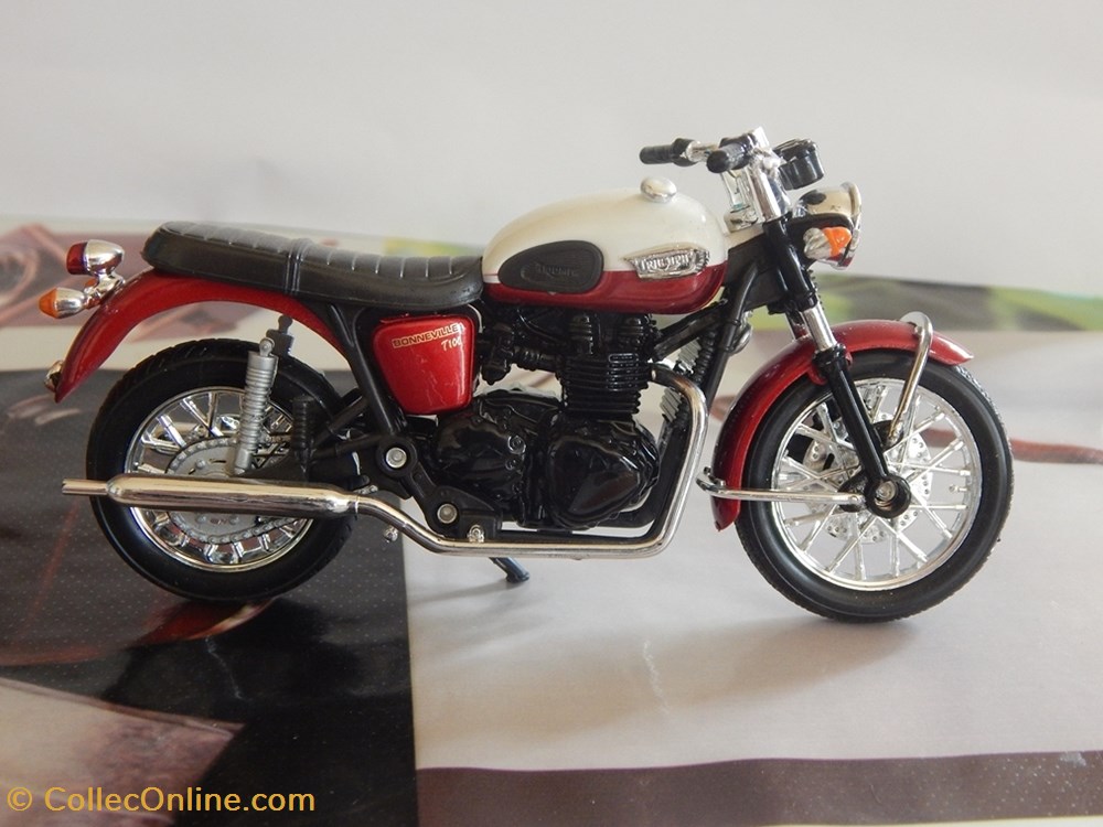 2012 - Bonneville 865 T100 modele reduit moto triumph 2012 bonneville 865 t100