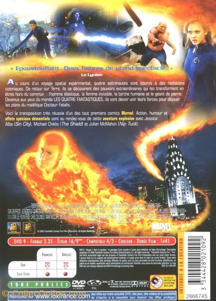 diver film dvd blu ray les 4 fantastiques