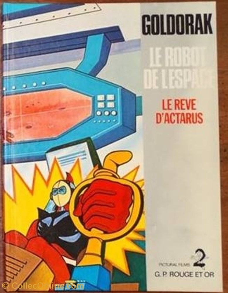 livre bd revue bande dessinee goldorak le robot de espace 1 le reve actarus
