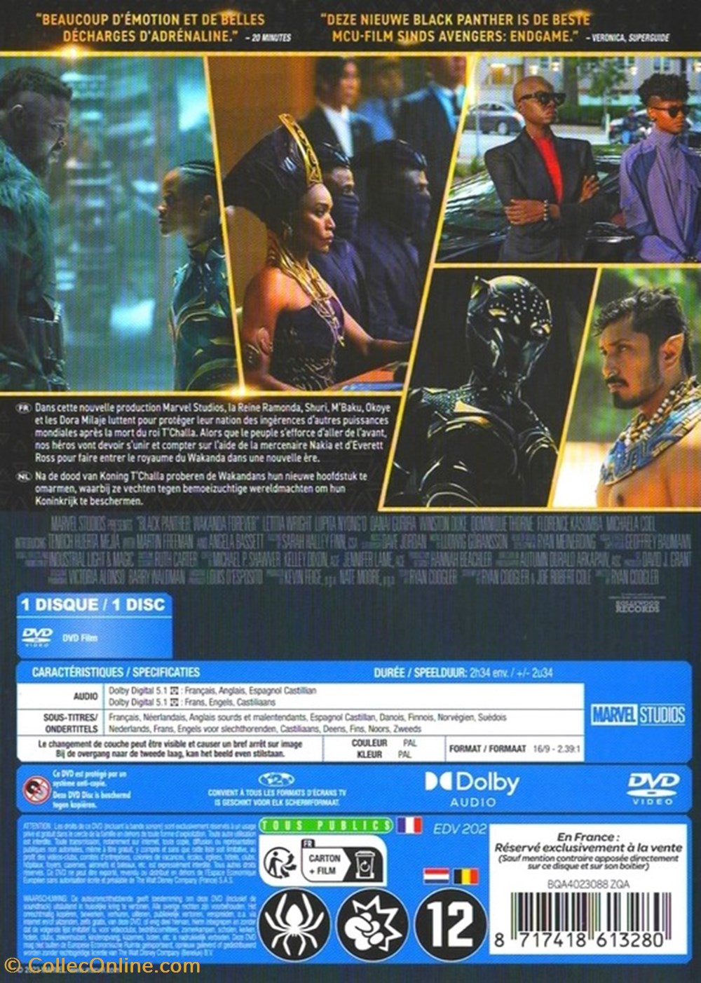 Black Panther : Wakanda Forever divers film dvd blu ray black panther wakanda forever