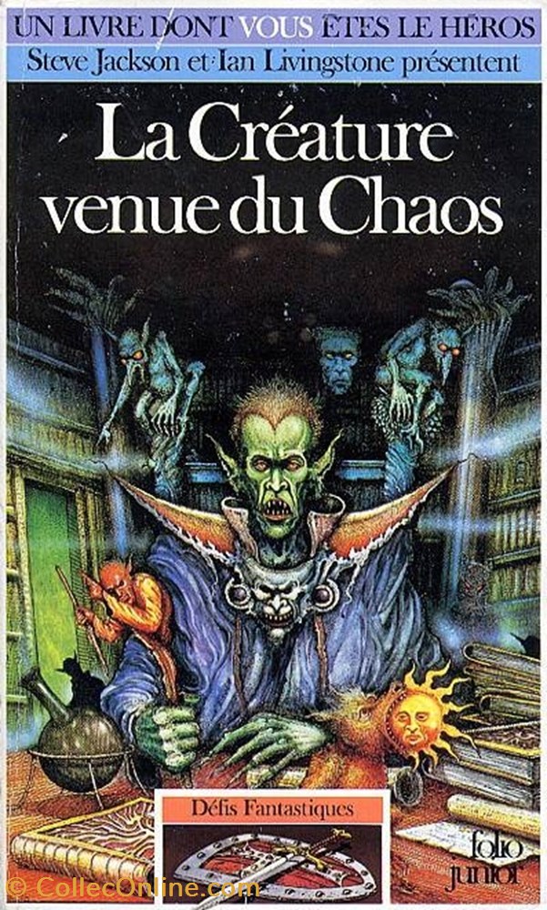 livres bd revues defis fantastiques vol 24 la creature venue du chaos