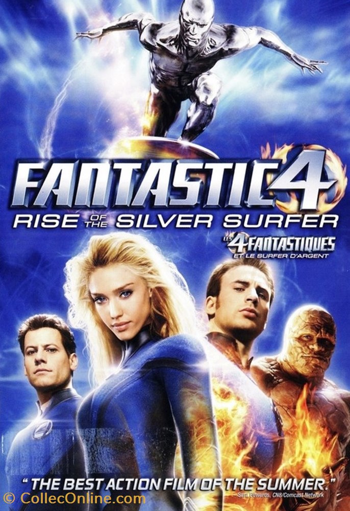 divers film dvd blu ray les 4 fantastiques et le surfeur argent