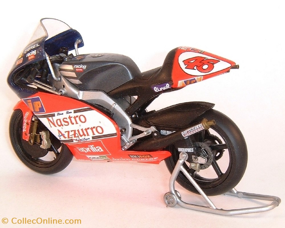 modeles reduits motos aprilia 1998 rsw 250 valentino rossi