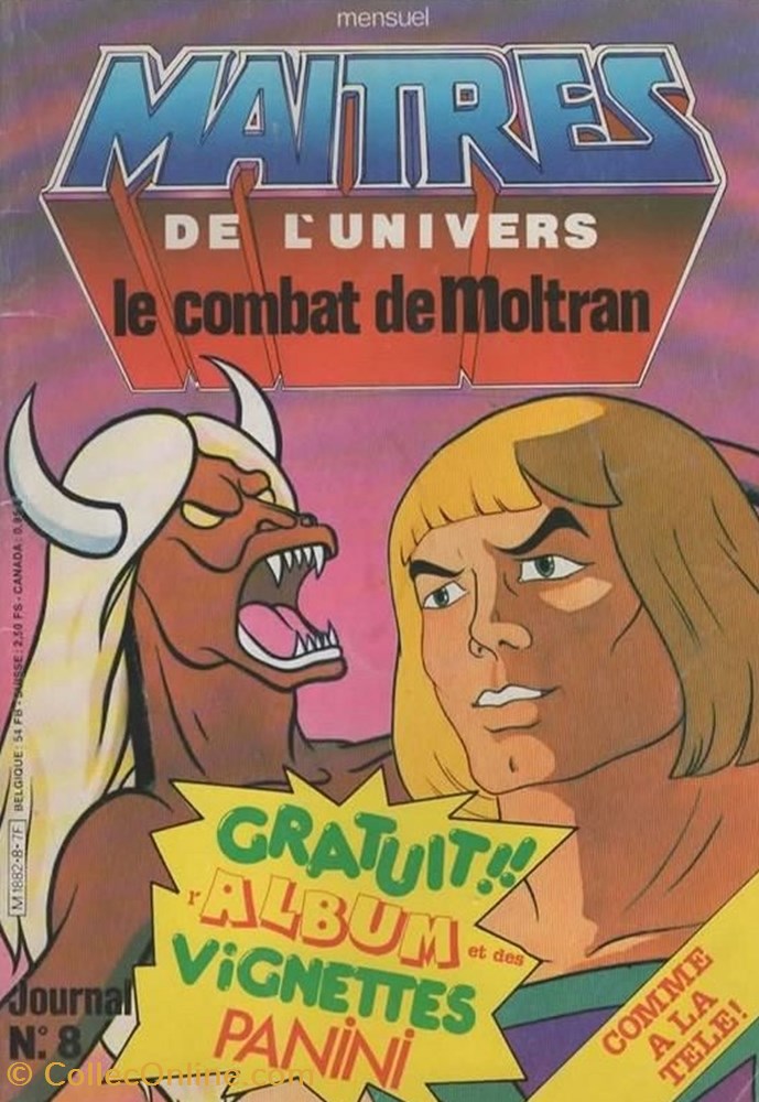 livre bd revue les maitres de univers n 8 le combat de moltran