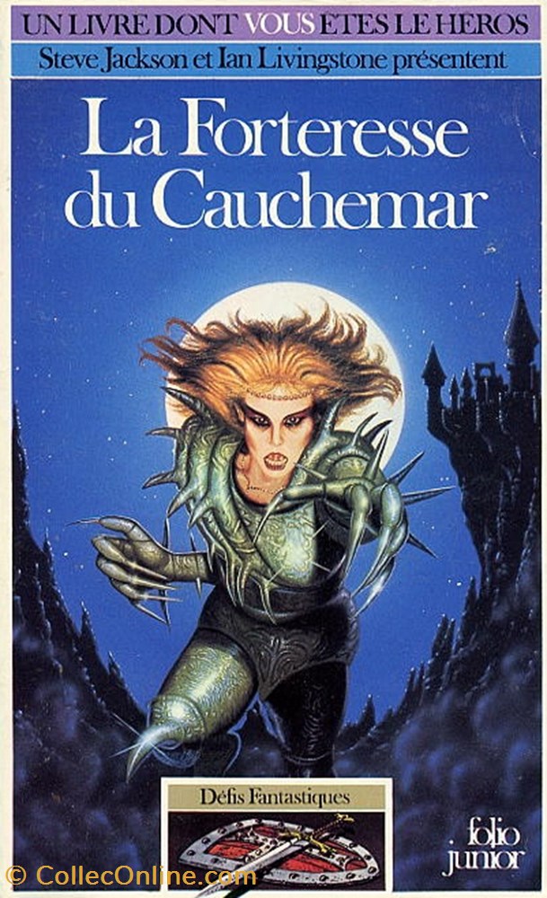 Défis Fantastiques Vol=25 - La Forteresse du Cauchemar livres bd revues defis fantastiques vol 25 la forteresse du cauchemar