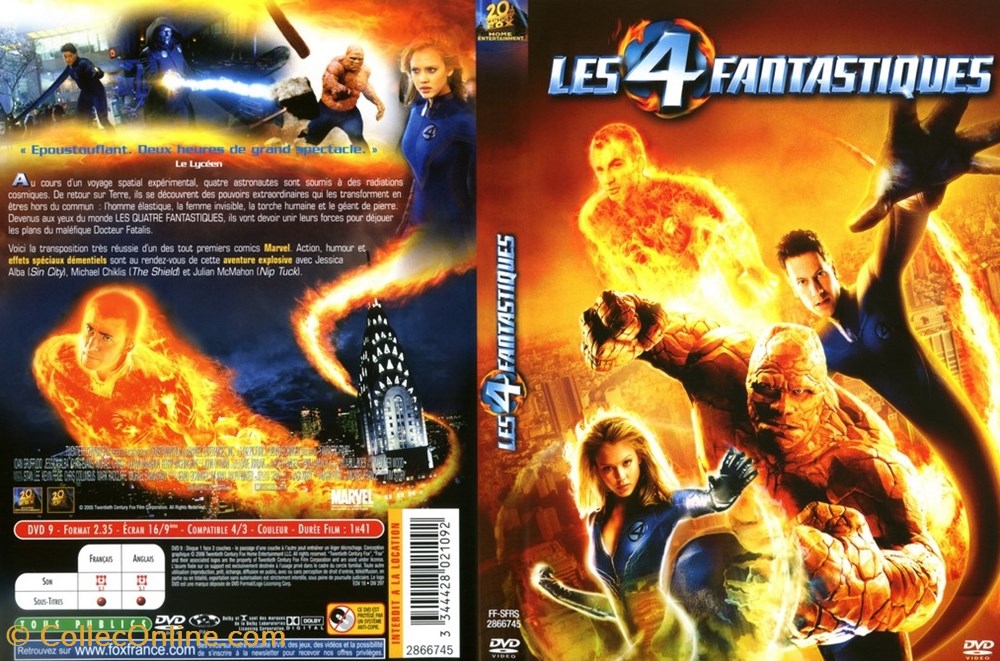 diver film dvd blu ray les 4 fantastiques