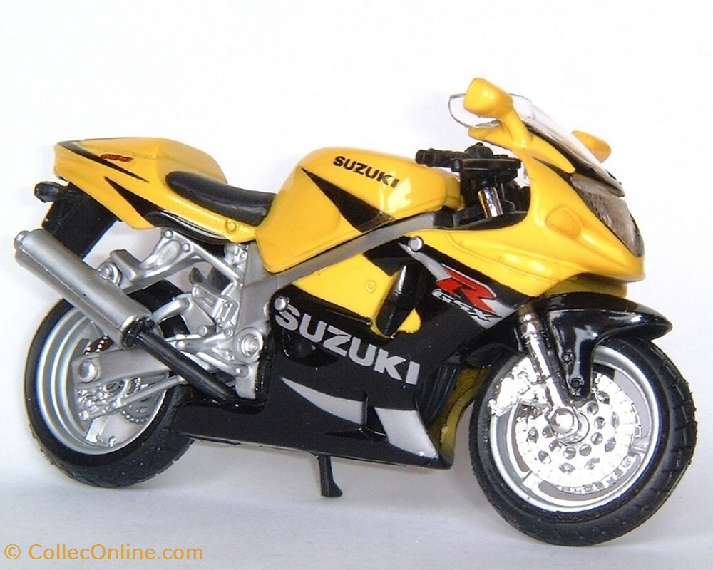 Maisto 1:18 Escala Modelo Diecast Motocicletas Suzuki GSX R600 Motos Amarillo 