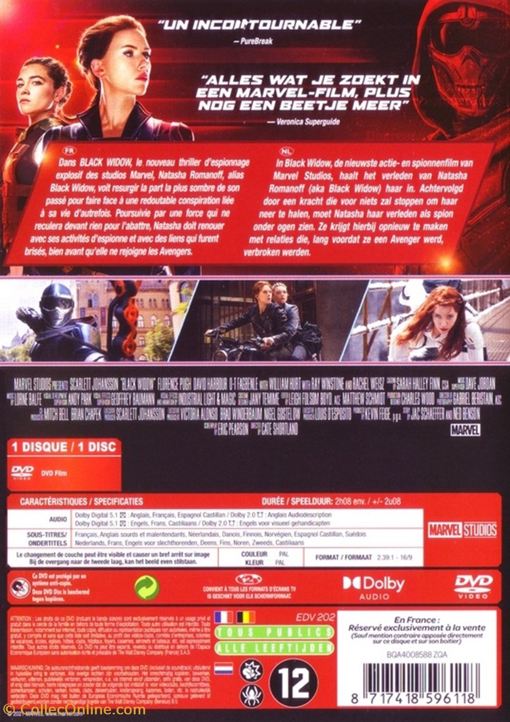 divers film dvd blu ray black widow