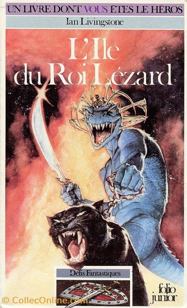 Défis Fantastiques Vol=07 - L'Île du Roi Lézard livres bd revues defis fantastiques vol 07 ile du roi lezard