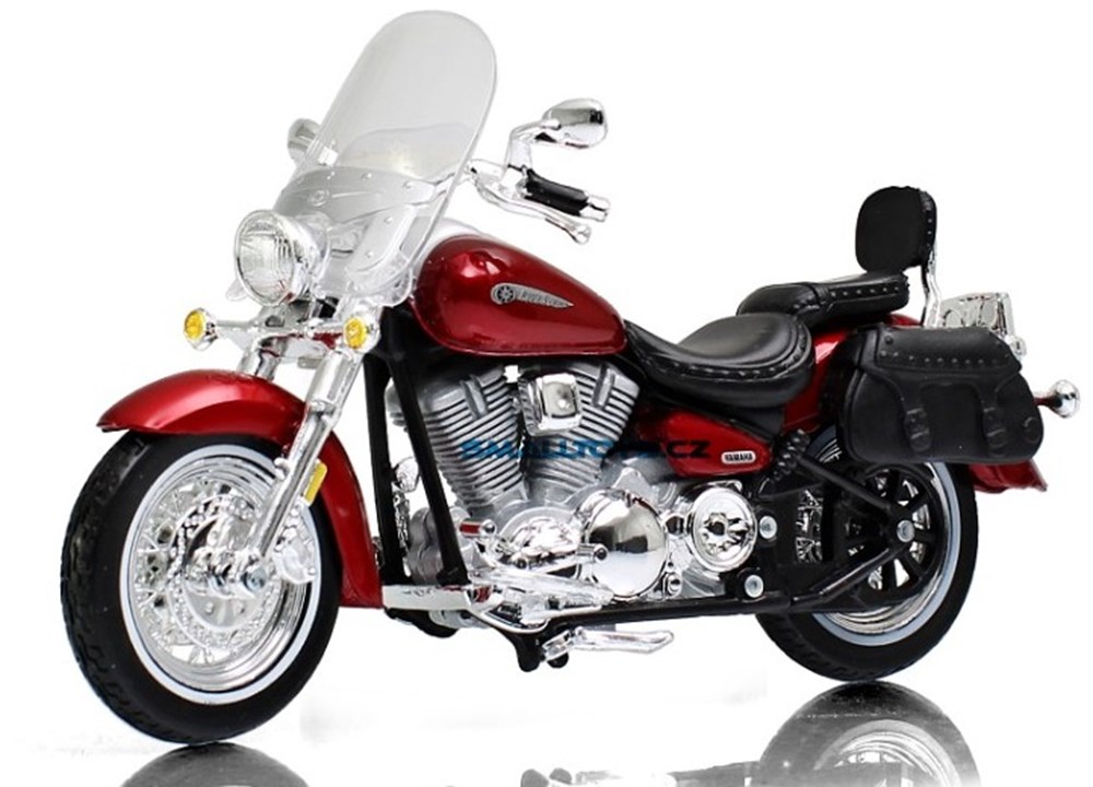 modeles reduits motos yamaha 2001 xvz 1600 road star silverado