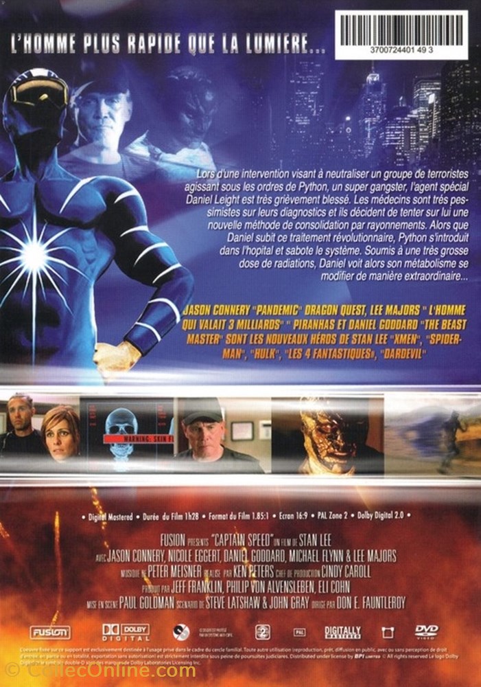 Captain Speed : Super Héros 2 divers film dvd blu ray captain speed super heros