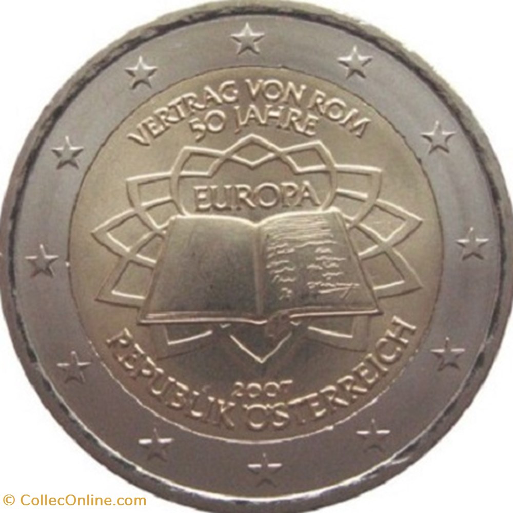 traité de rome 2007 monnaie euro autriche traite de rome 2007