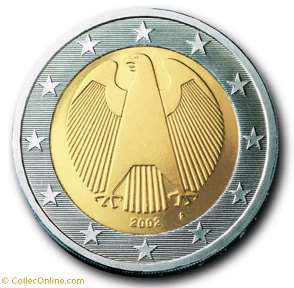 aigle 2002 f monnaies euros allemagne aigle 2002 f