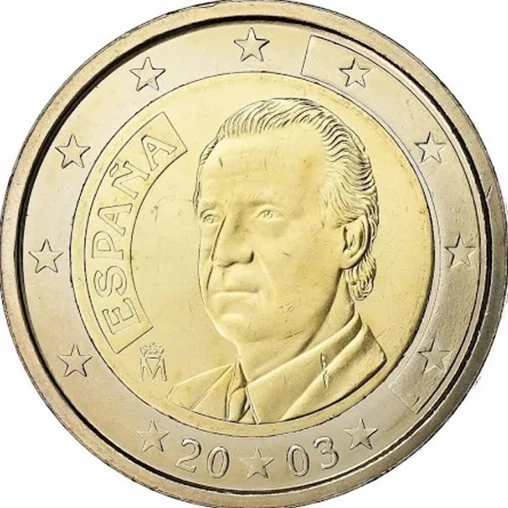 juan carlos 2003 monnaies euros espagne juan carlos 2003