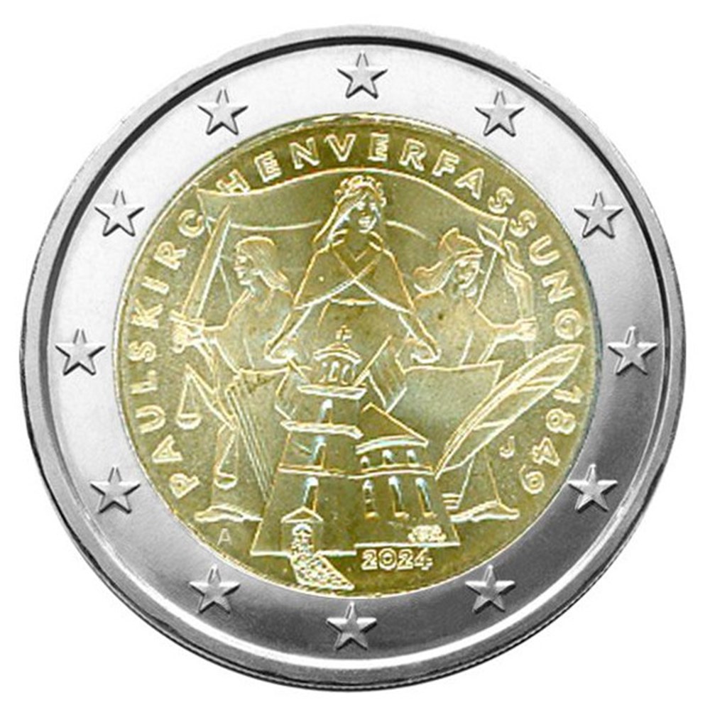 st paul 2024 monnaies euros allemagne st paul 2024