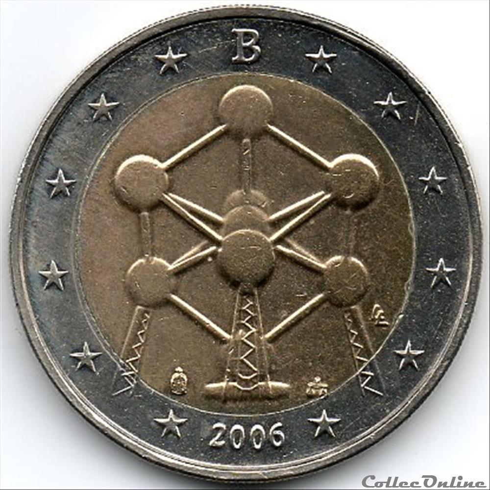 monnaie euro belgique atonium 2006