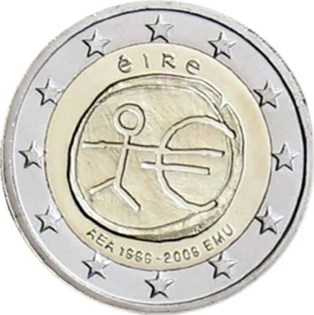 monnaies euros irlande aea 1999 2009