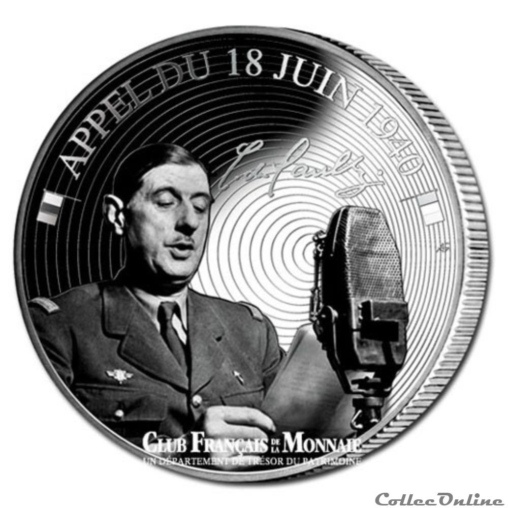 medaille france allemagne appel du 18 6 1940 charles de gaule