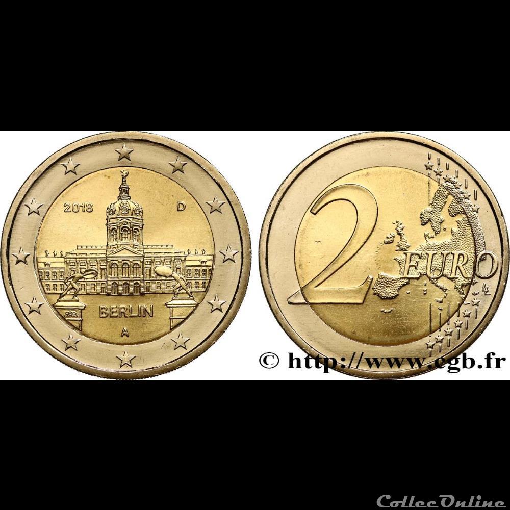 monnaie euro espagne chateau de charlottenburg d 2018