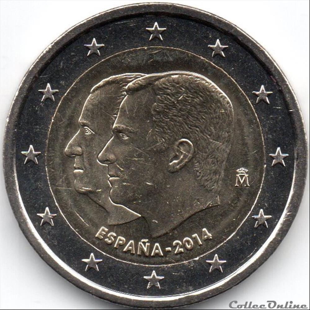 monnaie euro espagne succession au trone 2014