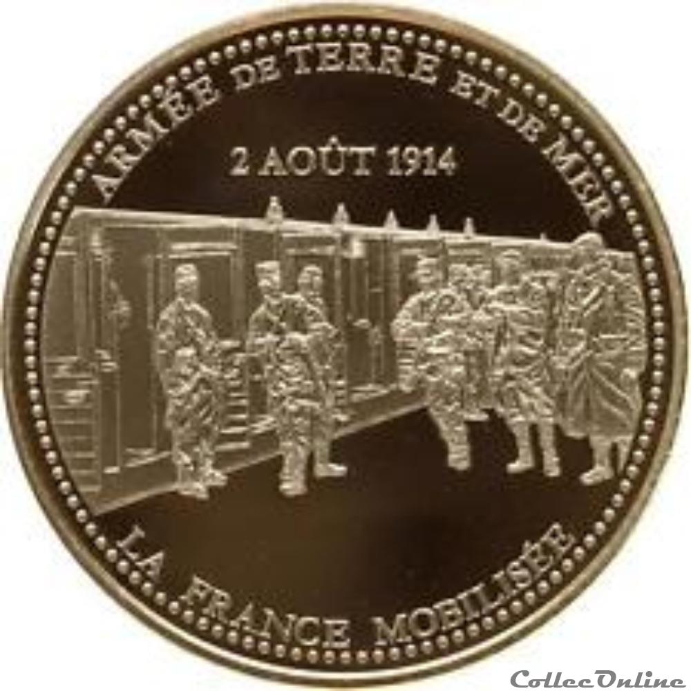 2 aout 1914 medaille france allemagne 2 aout 1914