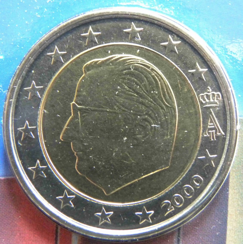 2 euros 2000 monnaies a belgique 2 euros 2000