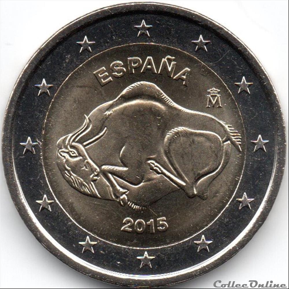 Grotte d'Altamira 2015 monnaie euro espagne grotte altamira 2015