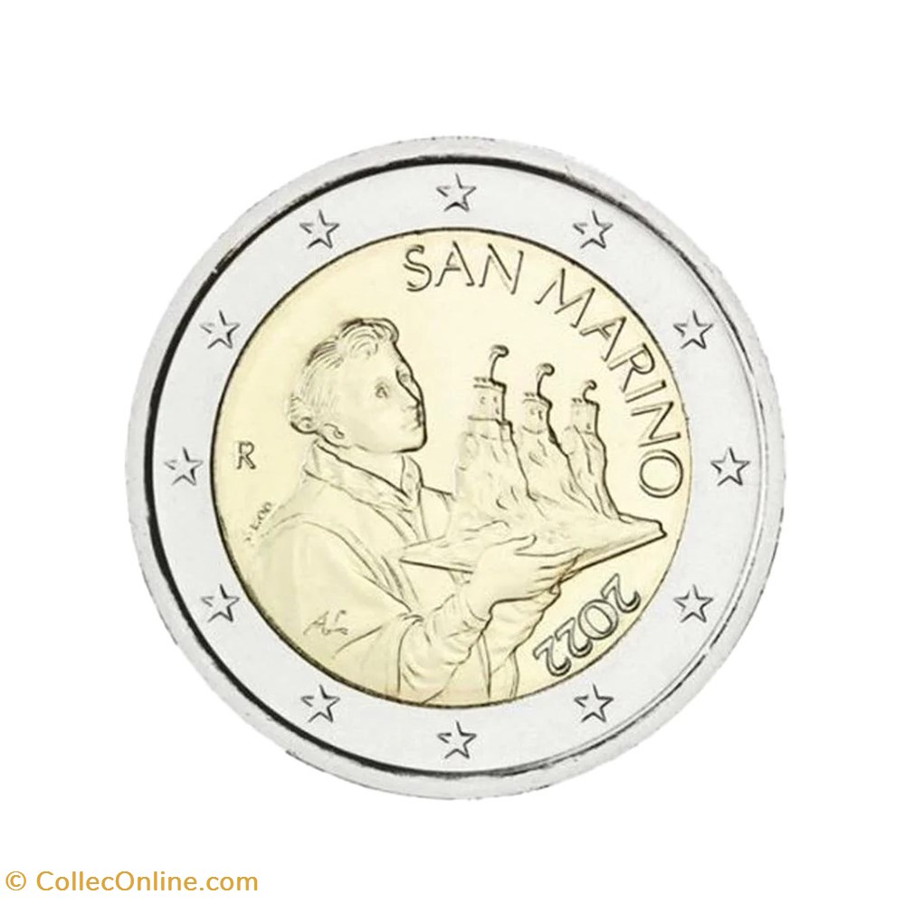 2 euros portrait saint marin 2022 monnaies 2 euros portrait saint marin 2022