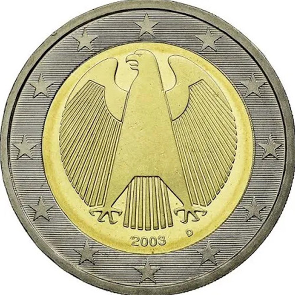 aigle 2003 (d) monnaies euros allemagne aigle 2003 d