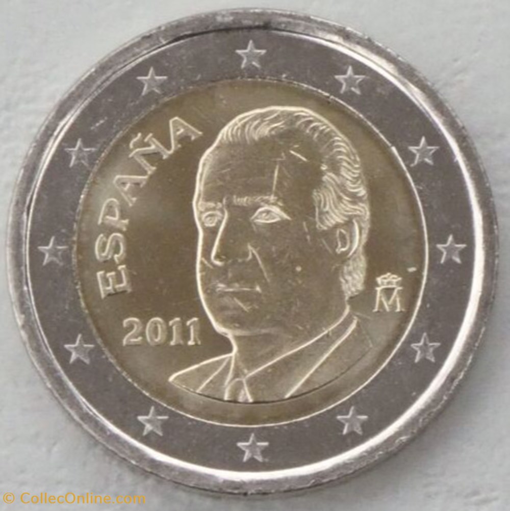 juan carlos 2011 monnaies euros espagne juan carlos 2011
