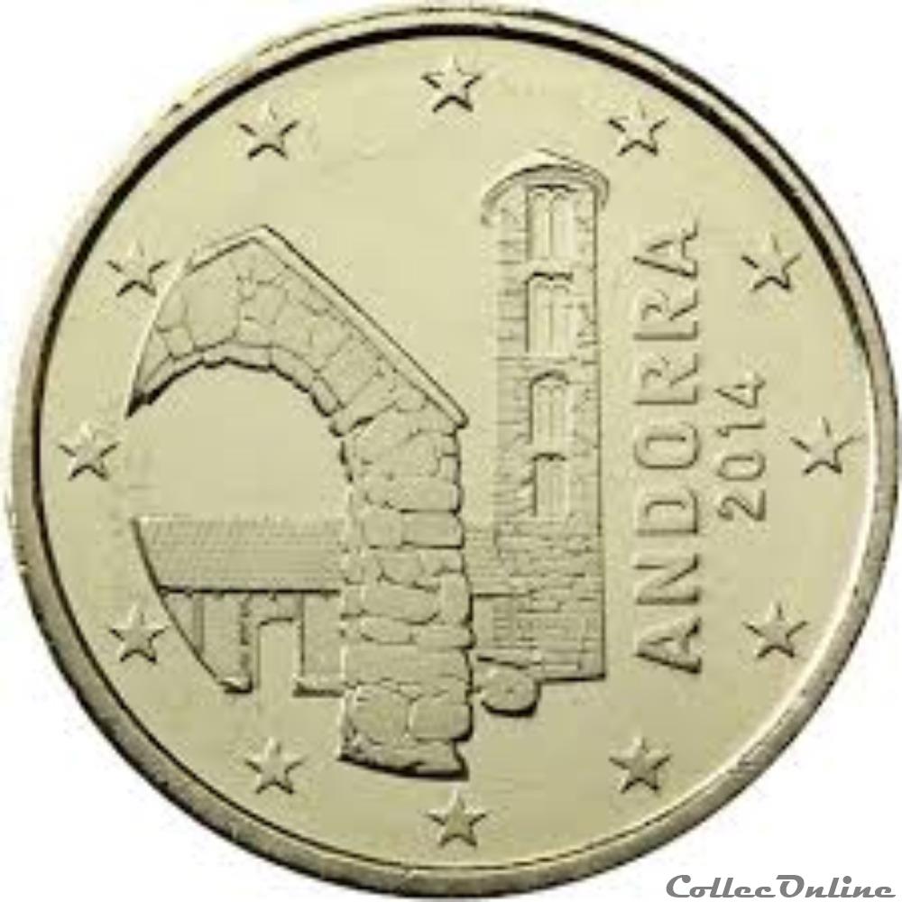 monnaie 50cts andorre 2017