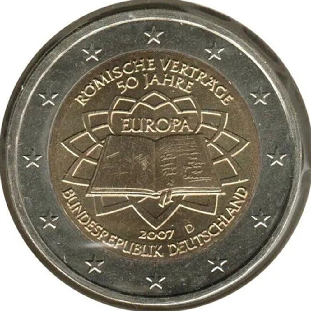monnaies euros allemagne traite de rome 2007 d
