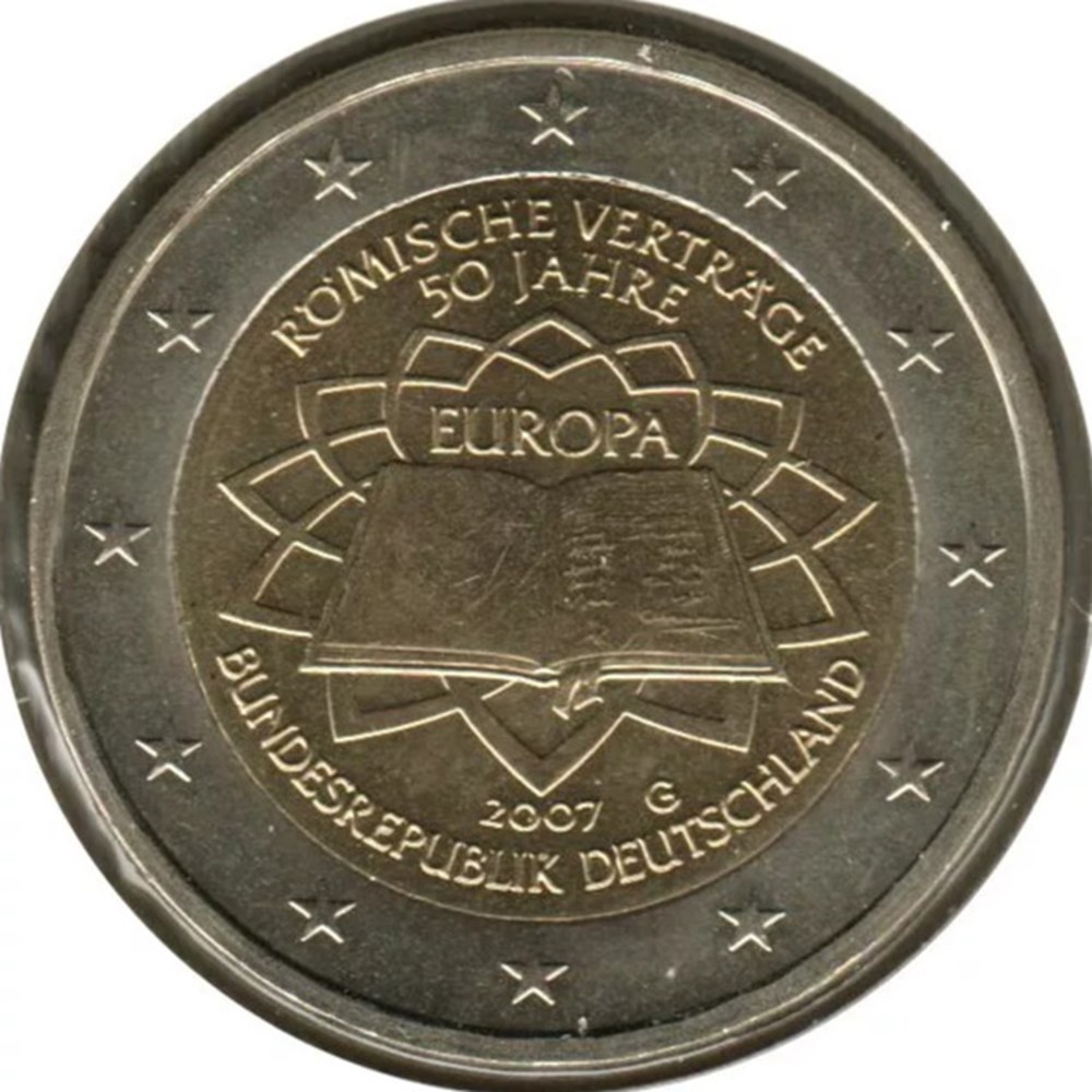 monnaies allemagne 2 euros europa g 2007