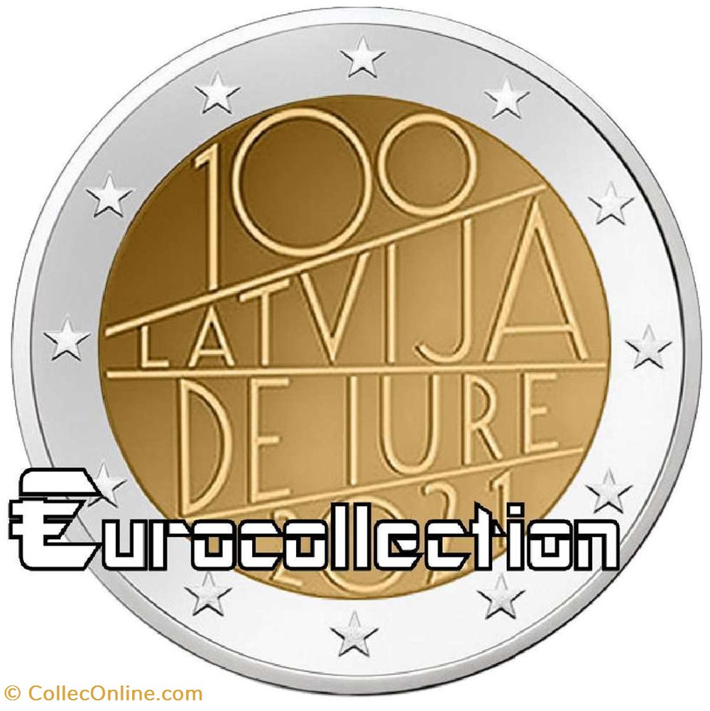 100 ans de jure 2021 monnaies euros lettonie 100 ans de jure 2021