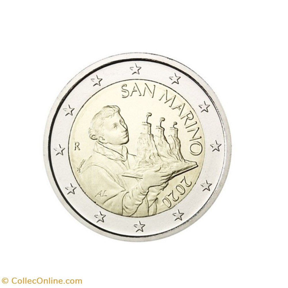 monnaie euro saint portait de san marin 2020