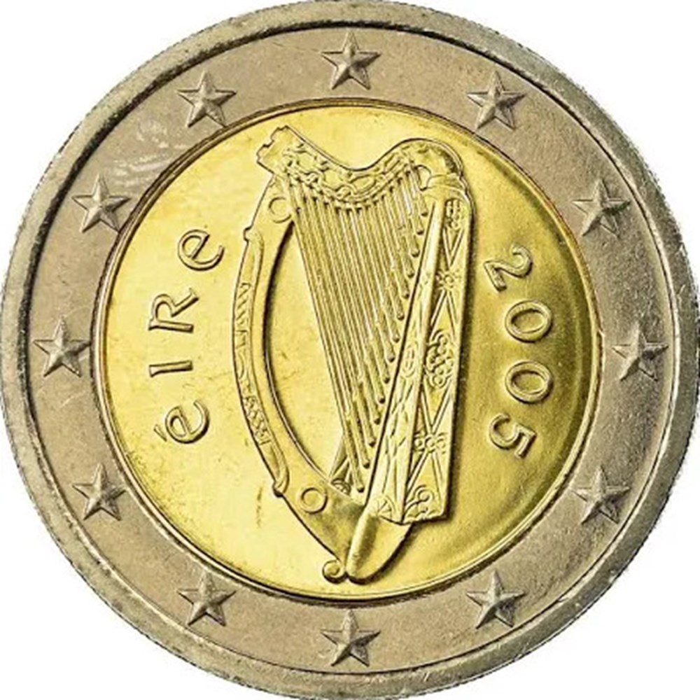 harpe 2005 monnaies euros irlande harpe 2005