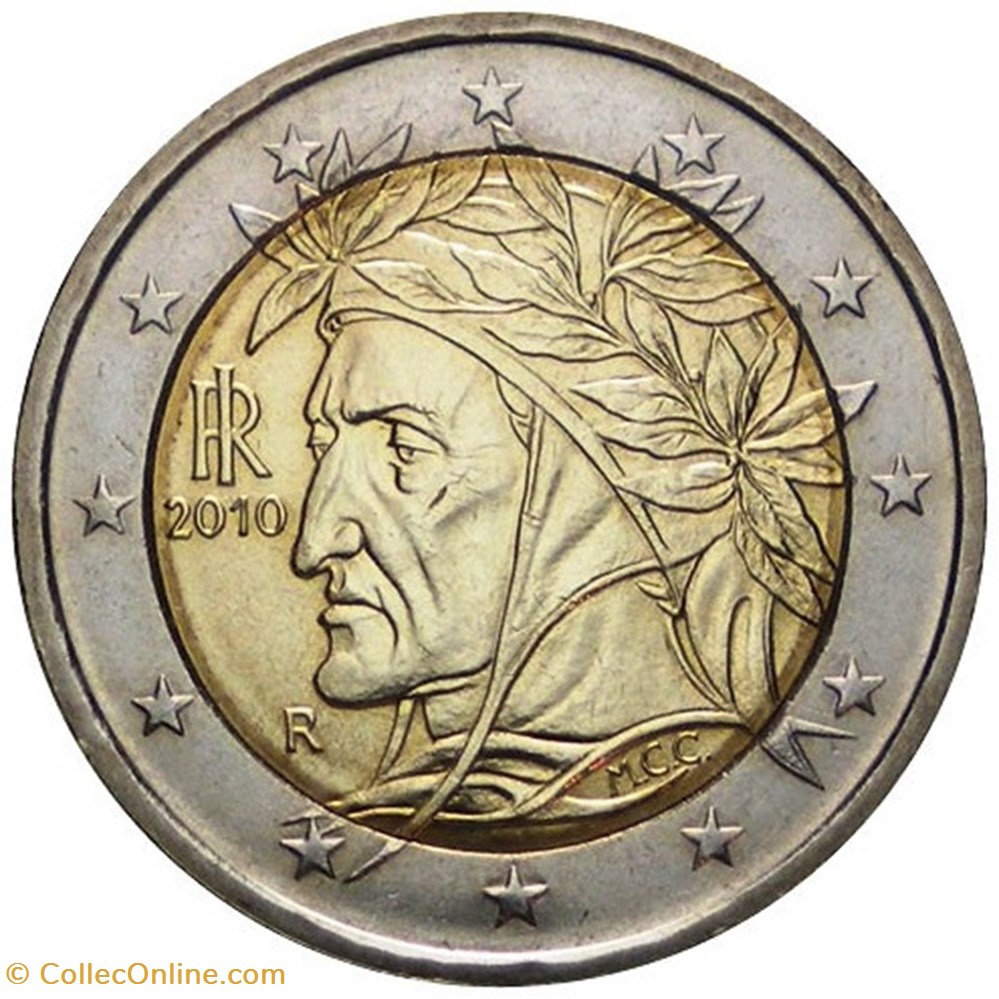 2 euros 2010 monnaies a italie 2 euros 2010