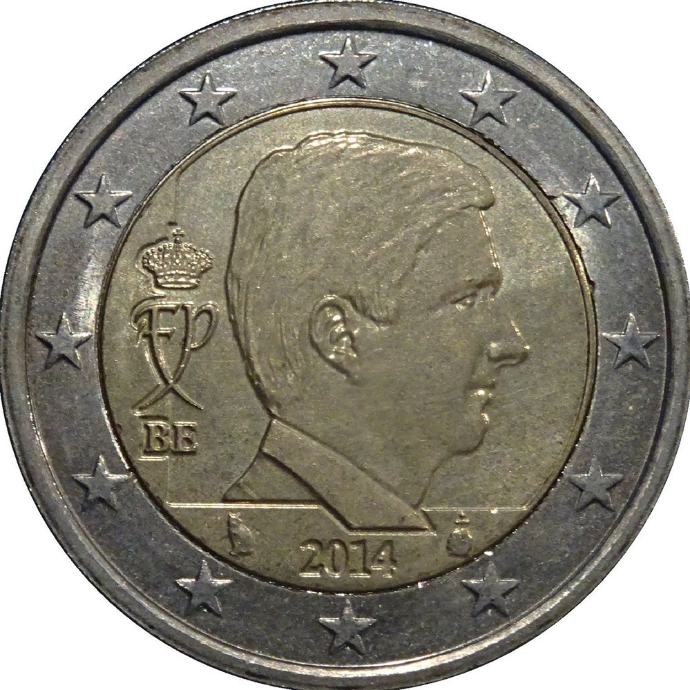 2 euros prince phillipe 2014 monnaies a belgique 2 euros prince phillipe 2014