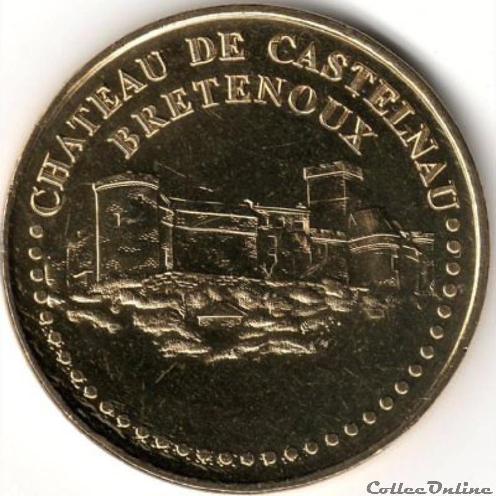 medaille france allemagne chateau de castelnau bretonnoux 46