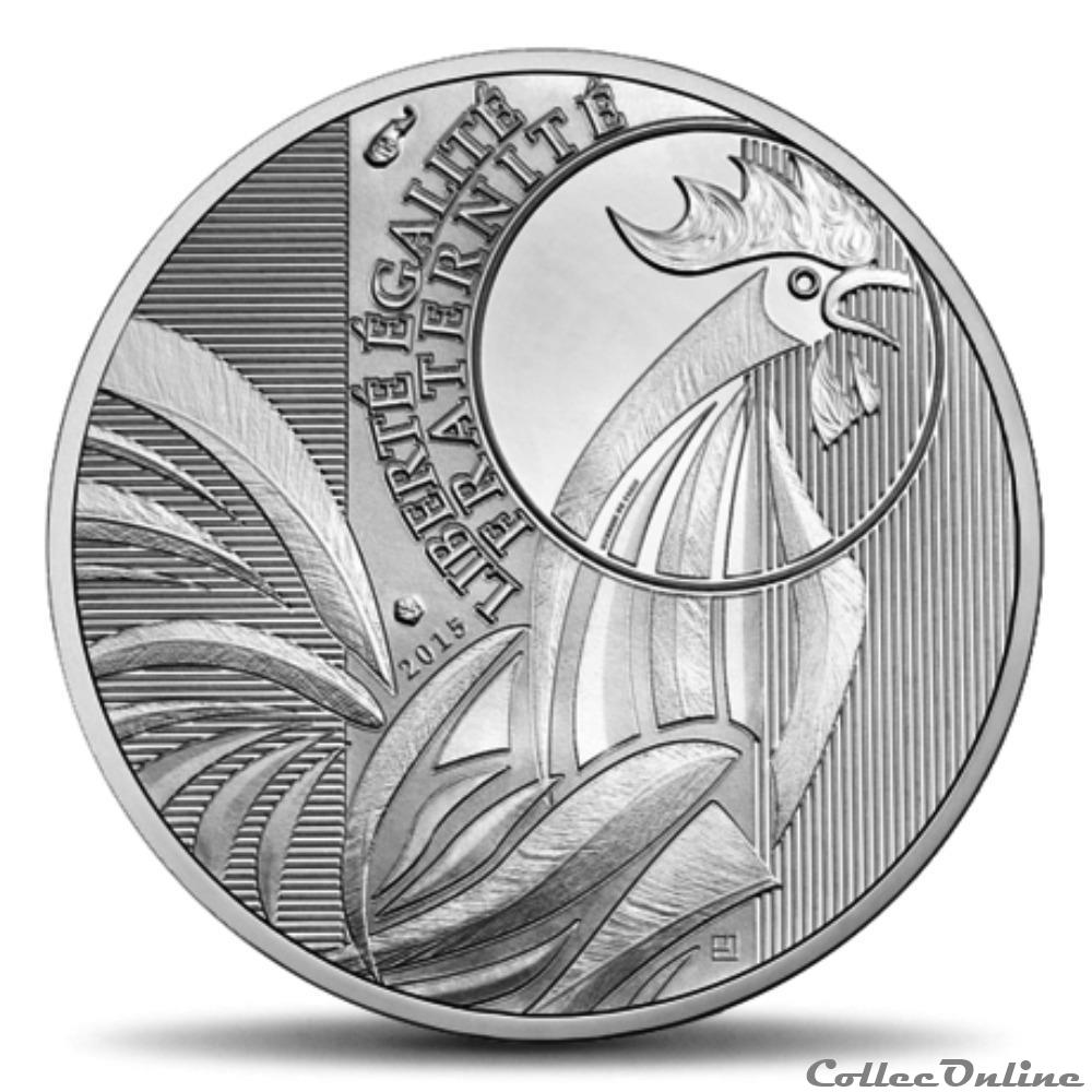 10 euros coq 2015 monnaie france portugal 10 euros coq 2015