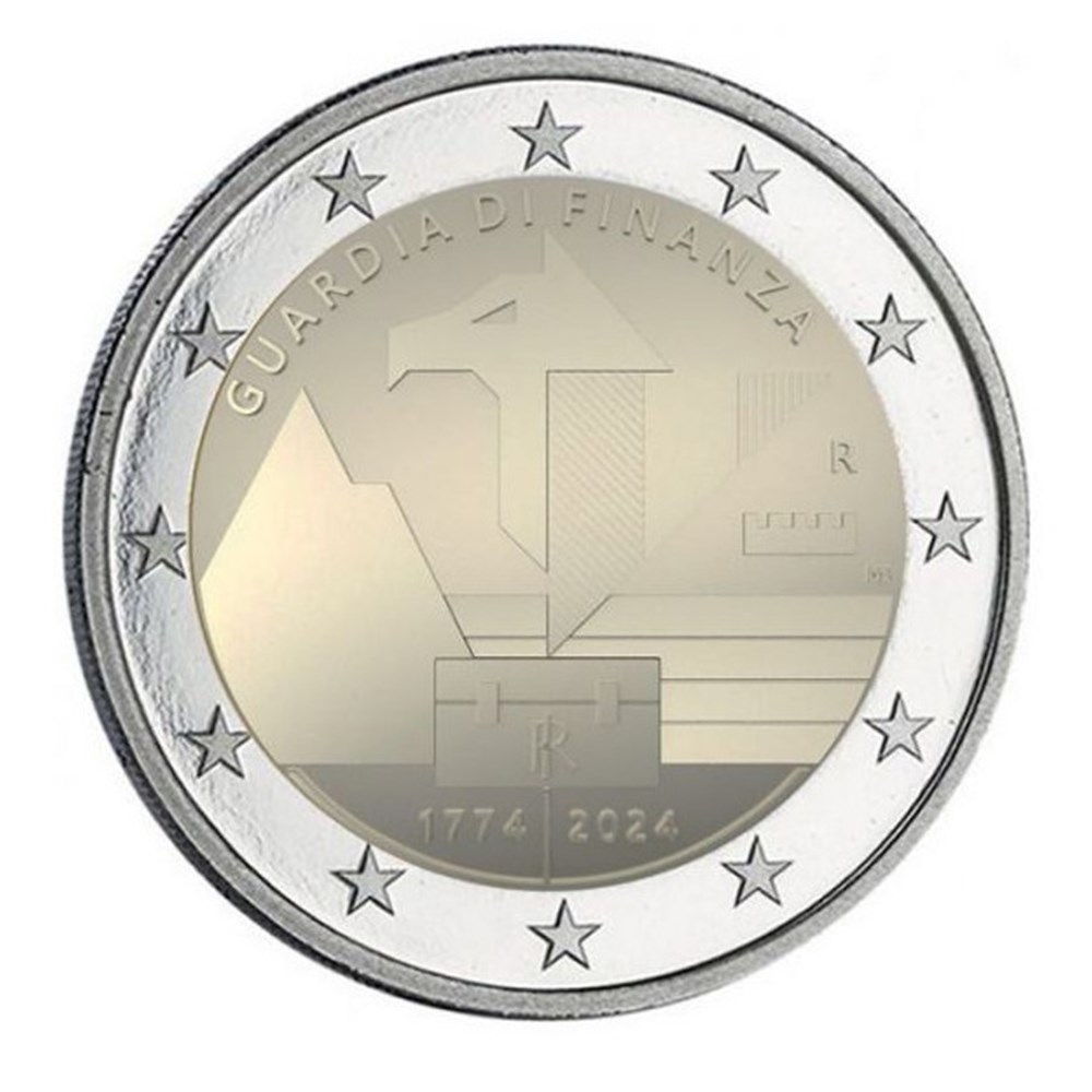 250 ans du garde des finances 2024 monnaies euros italie 250 ans du garde des finances 2024