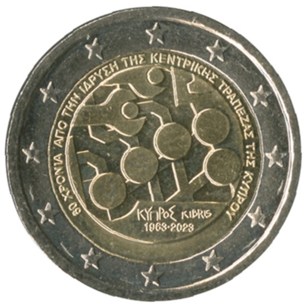 banque centrale 2023 monnaies euros chypre banque centrale 2023