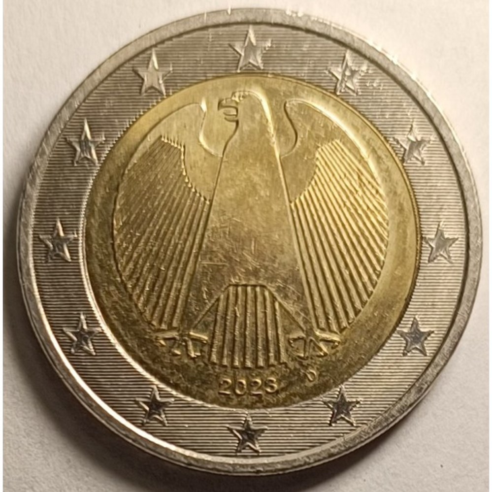 aigle 2023 (d) monnaies euros allemagne aigle 2023 d