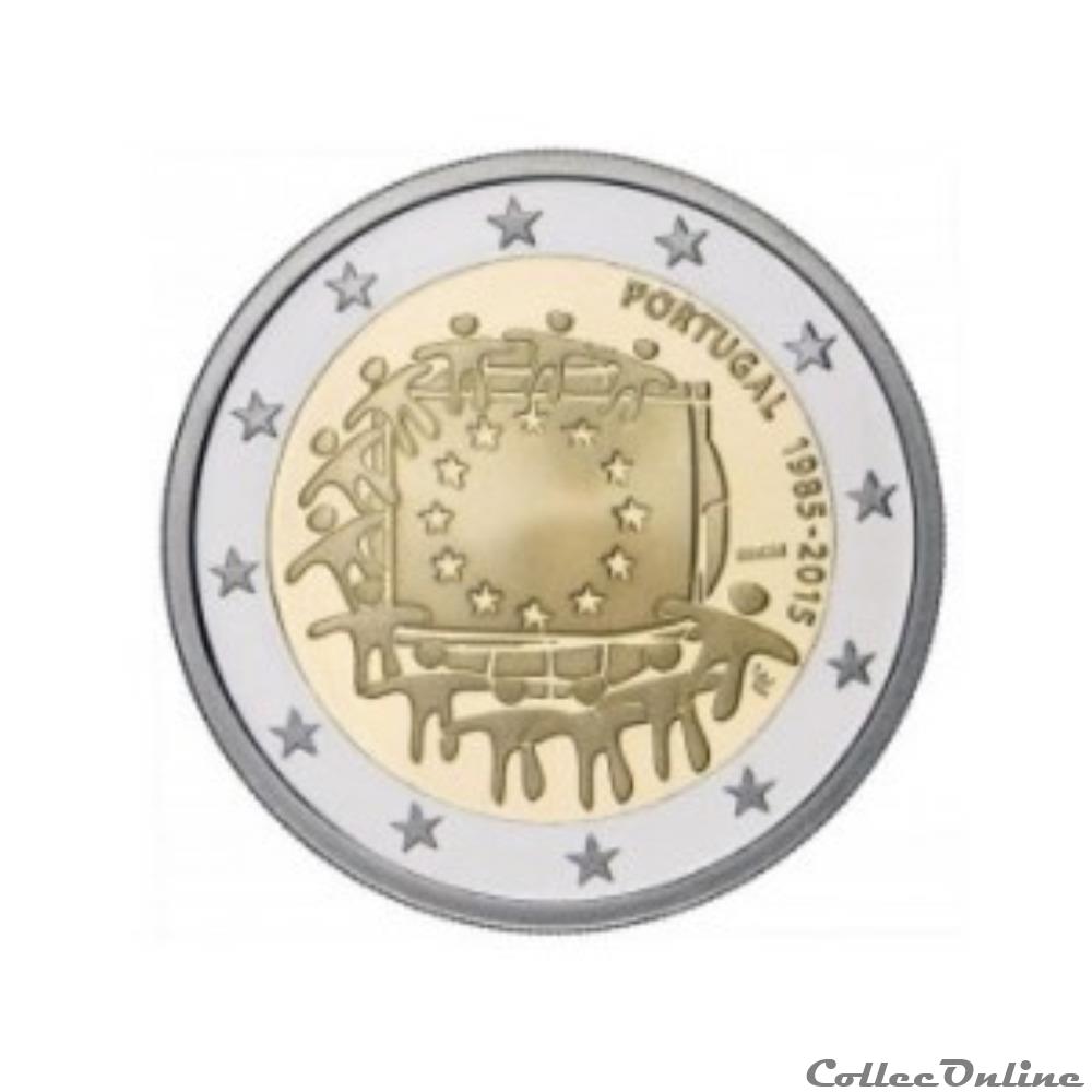 monnaie euro portugal 30 ans du drapeau 2015