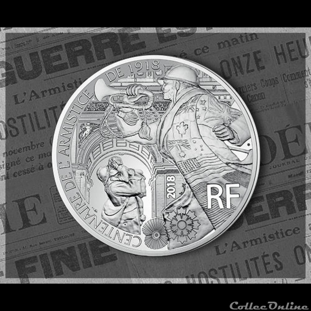 10 euro centenaire de l'armistice 1918 monnaie belgique 10 euro centenaire de armistice 1918
