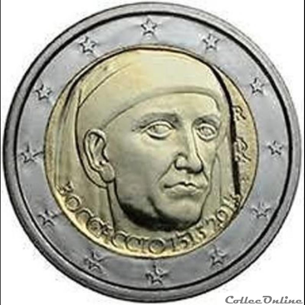 monnaie euro espagne 700 ans boccaccio 2013