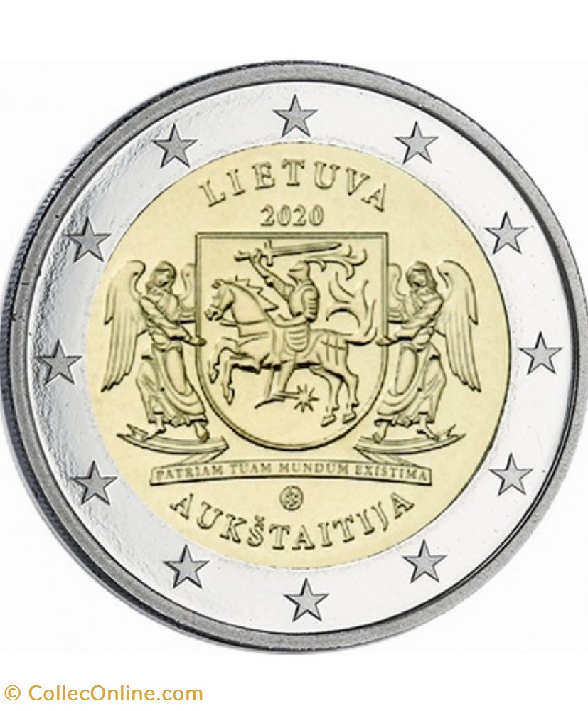 aukstaitija 2020 monnaie euro lituanie aukstaitija 2020