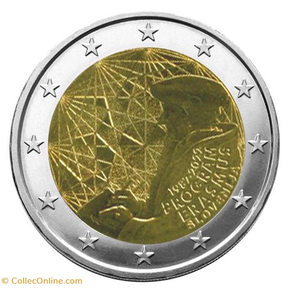 2 euros 35 programme erasmus 2022 Münzen Euro Slowenien